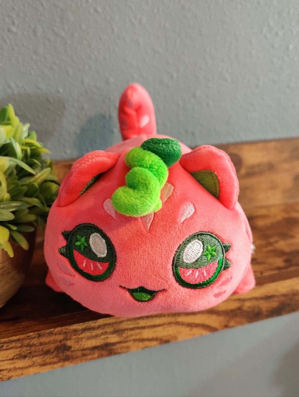 Aphmau Watermelon Cat Plush 6" Fruit Edition Stuffed Animal Kids Toy Collector